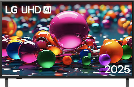 LG Smart Τηλεόραση 43" 4K UHD LED AI UA75 HDR (2025) 43UA75006LA