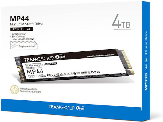 TeamGroup MP44 Graphene SSD 4TB M.2 NVMe PCI Express 4.0 TM8FPW004T0C101