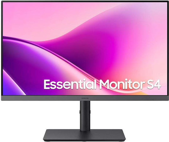 Samsung Essential S4 S43UF IPS Monitor 24" FHD 1920x1080 με Χρόνο Απόκρισης 5ms GTG
