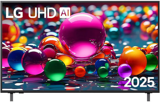 LG Smart Τηλεόραση 55" 4K UHD LED AI UA75 HDR (2025) 55UA75006LA
