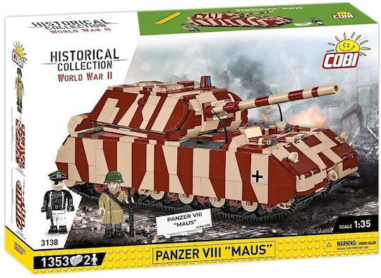 Cobi Τουβλάκια Panzer VIII Maus 1353τμχ COBI-3138