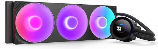 NZXT KRAKEN PLUS 360 NZXT (v2) Υδρόψυξη Επεξεργαστή Τριπλού Ανεμιστήρα 120mm με RGB Φωτισμό