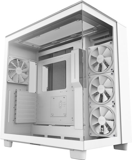 NZXT H9 Elite Gaming Midi Tower Κουτί Υπολογιστή Λευκό