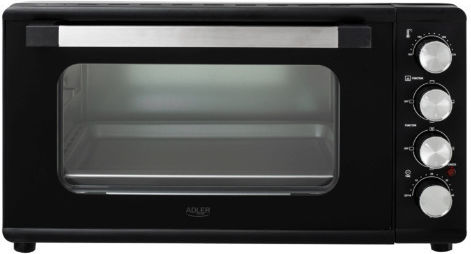 Adler AD 6030 Ηλεκτρικό Φουρνάκι 42lt Χωρίς Εστίες με Αέρα Μαύρο