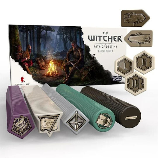 Witcher Paths Destiny Acrylic Tokens