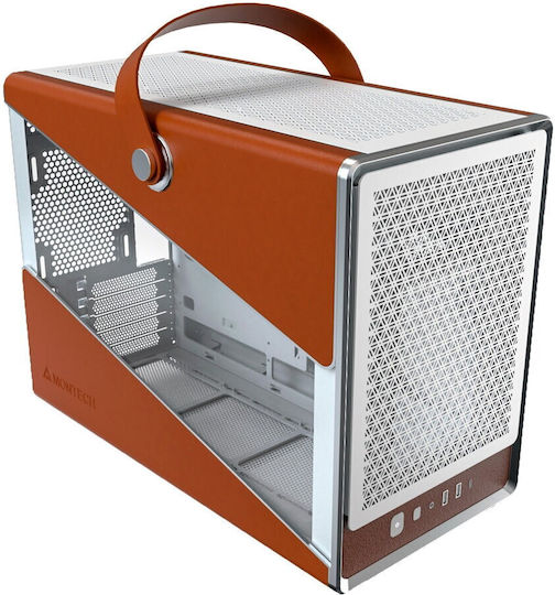 Montech Mini Tower Κουτί Υπολογιστή με Πλαϊνό Παράθυρο Λευκό