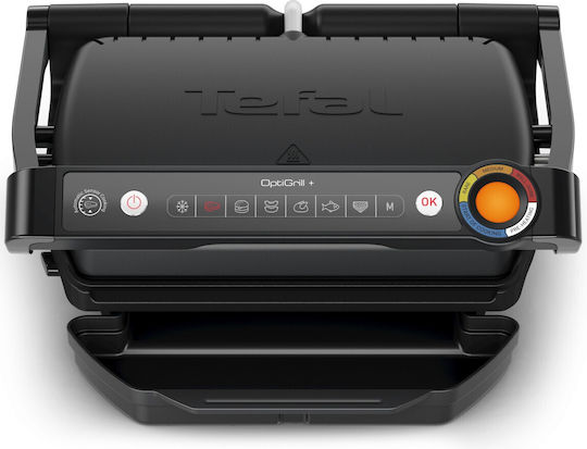Tefal OptiGrill+ Τοστιέρα για 2 Τοστ 2000W Μαύρη