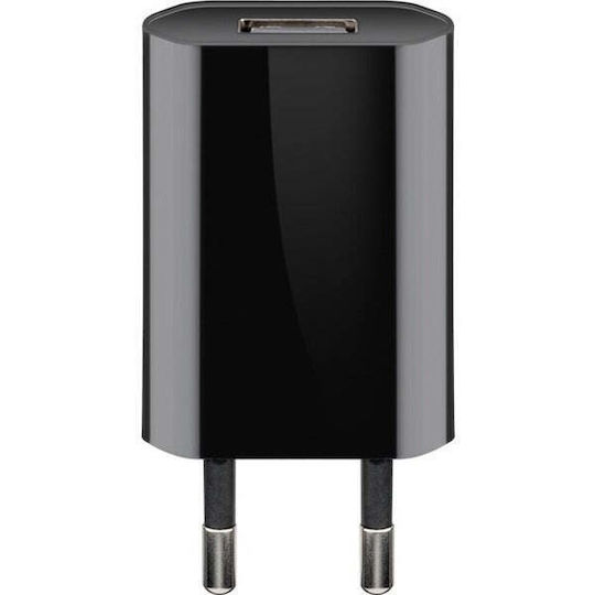Goobay Φορτιστής Χωρίς Καλώδιο με Θύρα USB-A 5W Μαύρος (44949)