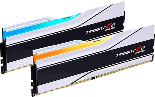 G.Skill Trident Z5 Neo RGB DDR5 64GB RAM με Modules και Ταχύτητα 6000 για Desktop F5-6000J3636F32GX2-TZ5NRW