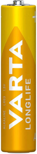 Varta Alkaline Spare Batteries Aaa Longlife 24 Pieces