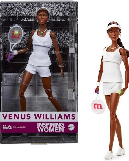 Barbie Inspiring Women Venus Williams Συλλεκτική Κούκλα HRM49