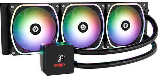 Enermax Aquafusion II 360 ARGB Υδρόψυξη Επεξεργαστή Τριπλού Ανεμιστήρα 120mm για Socket AM4/AM5/1700