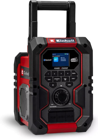 Einhell TE-CR 18 Li DAB+/FM/BT - Solo Επιτραπέζιο Ραδιόφωνο Μπαταρίας DAB+ με Bluetooth και USB Γκρι