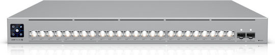 Ubiquiti Pro XG 24 PoE Managed L2 / L3 PoE++ Switch με 24 Θύρες Ethernet και 2 SFP Θύρες