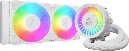 Arctic Liquid Freezer III Pro 240 A-RGB Υδρόψυξη Επεξεργαστή Τριπλού Ανεμιστήρα 120mm για Socket AM4/AM5/1700 Λευκή
