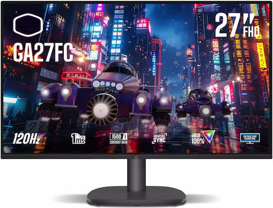 CoolerMaster GA27FC IPS Gaming Monitor 27" FHD 1920x1080 με Χρόνο Απόκρισης 1ms GTG
