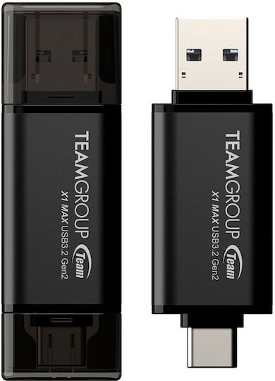 TeamGroup X1 Max 256GB USB 3.2 Stick Μαύρο