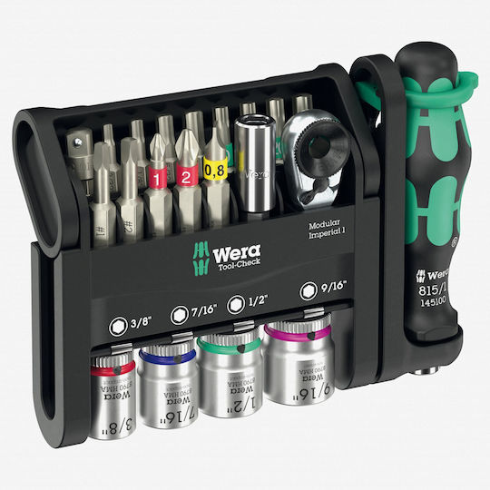 Wera Tool-Check Modular Imperial 1 Κασετίνα με 21 Εργαλεία