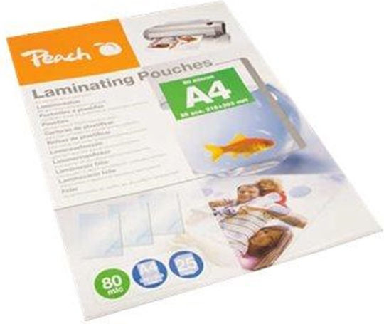 Peach Ζελατίνες Πλαστικοποίησης 80 microns PPR080-02 25τμχ