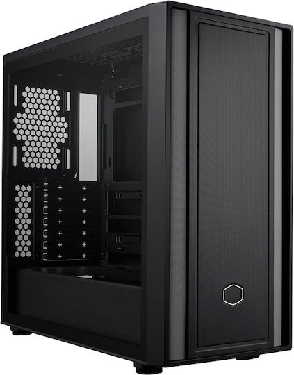 CoolerMaster MasterBox 600 Lite Midi Tower Κουτί Υπολογιστή με Πλαϊνό Παράθυρο Μαύρο