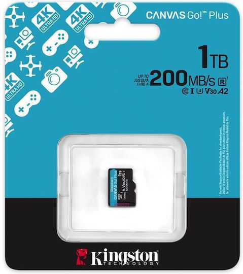 Kingston SDXC 1.0TB Class 10 U3 V30 A2 UHS-I με αντάπτορα