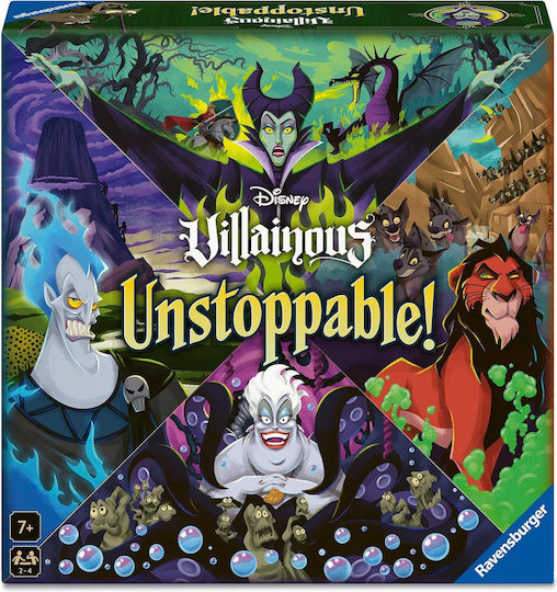 Επιτραπέζιο Παιχνίδι Unstoppable Villainous για 2-4 Παίκτες 7+ Ετών 24694 (EN) Ravensburger