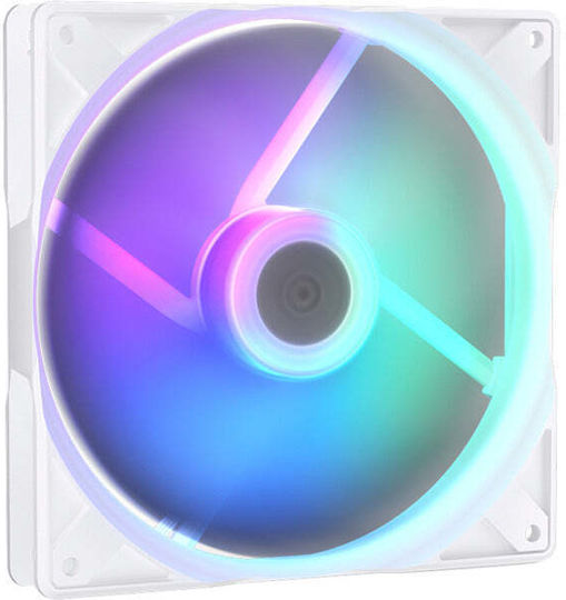 Endorfy Stratus Case Fan 140mm με ARGB Φωτισμό και Σύνδεση 3-Pin / 4-Pin PWM Λευκό