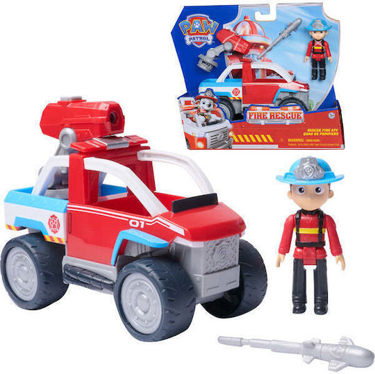 Spinmaster Paw Patrol Fire Rescue Ryders Rettungsfahrzeug Mit Drohnen-abwerfer Und Ryder Figur