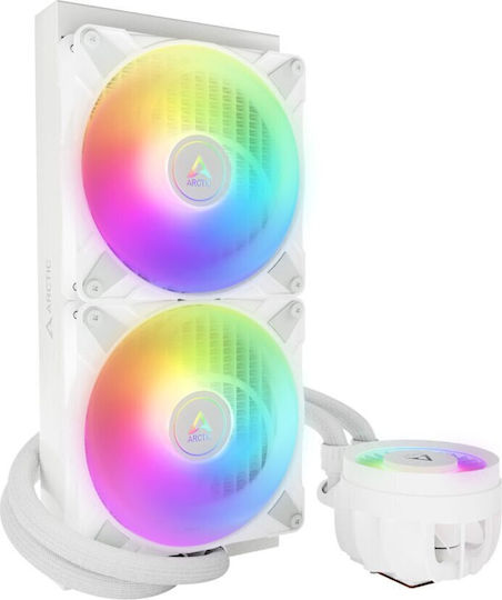 Arctic Liquid Freezer III Pro 280 A-RGB Υδρόψυξη Επεξεργαστή Διπλού Ανεμιστήρα 140mm για Socket AM4/AM5/1700 Λευκή