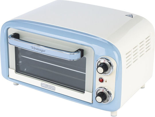 Ariete Vintage Mini 00C391905AR0 Ηλεκτρικό Φουρνάκι 10lt Χωρίς Εστίες Μπλε