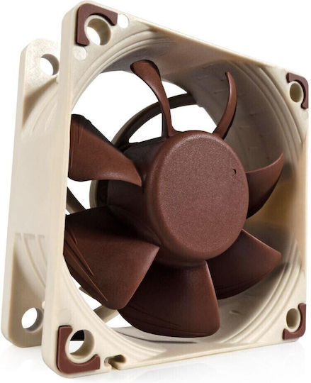 Noctua NF-A6X25 5V Case Fan 60mm με Λευκό Φωτισμό και Σύνδεση 3-Pin Λευκό