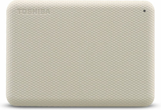 Toshiba Canvio Advance 1TB Ανοιχτό Μπεζ (2020)