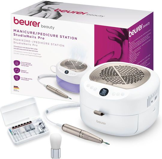 Beurer Mp 200 Τροχός Νυχιών Ρεύματος Λευκός με 26000 Στροφές ανά Λεπτό 10430