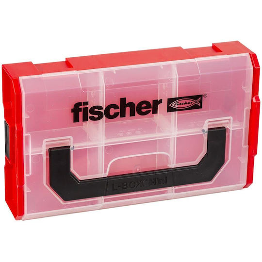 fischer FixTainer Ταμπακιέρα Εργαλείων 6 Θέσεων με Ρυθμιζόμενα Χωρίσματα Κόκκινη 533069