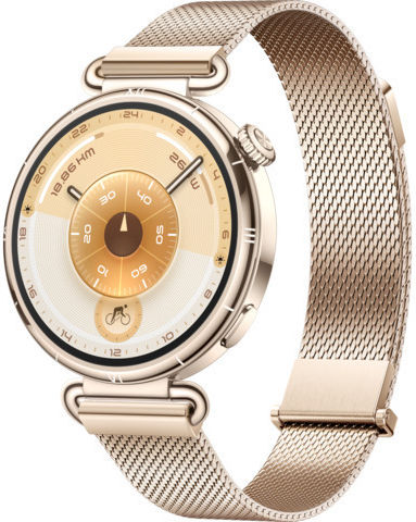 Huawei Watch GT 6 Stainless Steel 41mm Αδιάβροχο με Παλμογράφο (Gold Milanese)