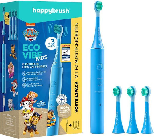 Happy Brush Ηλεκτρική Οδοντόβουρτσα για 3+ Χρονών Γαλάζιο