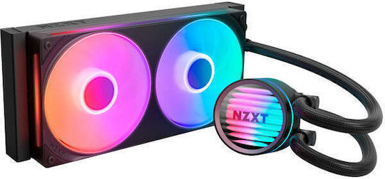 NZXT Kraken Core 240 RGB Υδρόψυξη Επεξεργαστή Διπλού Ανεμιστήρα 120mm για Socket AM4/AM5/1700/1200/115x