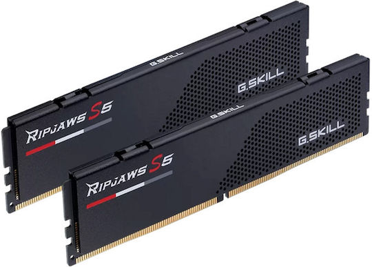 G.Skill Ripjaws S5 DDR5 64GB RAM με 2x32GB Modules και Ταχύτητα 6000 για Desktop F5-6000J2836G32GX2-RS5K
