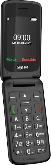 Gigaset GL595 Single SIM Κινητό με Μεγάλα Κουμπιά Μαύρο