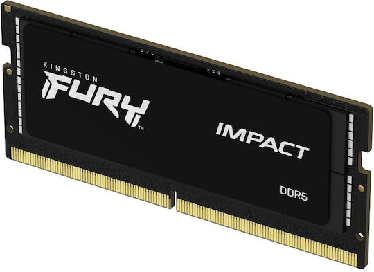 Kingston Fury Impact DDR5 με Module 1x8GB και Ταχύτητα 4800 για Laptop KF548S38IB-8