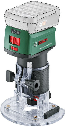 Bosch 06039D5000 Κουρευτικό Περιθωρίων 18V Χωρίς Καρβουνάκια (Brushless) Solo με Ρύθμιση Ταχύτητας και με Σύστημα Αναρρόφησης