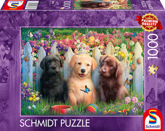 Cute Puppy Scene Puzzle 2D 1000pcs