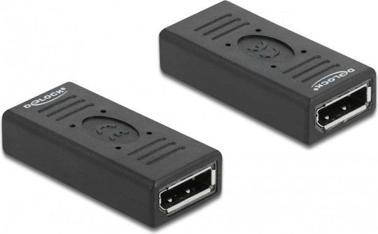 DeLock Μετατροπέας DisplayPort female σε DisplayPort female 1τμχ 66643