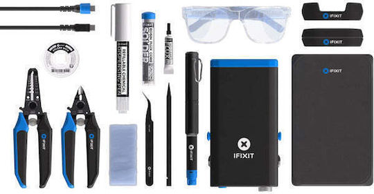 Ifixit Fixhub Power Series Löt-werkzeugset Schwarz Blau 100 Watt Usb-c Powerstation