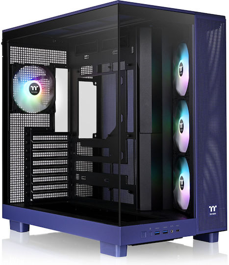 Thermaltake View 380 XL TG ARGB Gaming Midi Tower Κουτί Υπολογιστή με Πλαϊνό Παράθυρο Dusk
