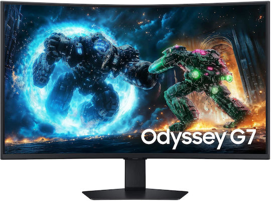 Samsung Odyssey G7 G75F VA HDR Curved Gaming Monitor 37" 4K 3840x2160 165Hz με Χρόνο Απόκρισης 1ms GTG
