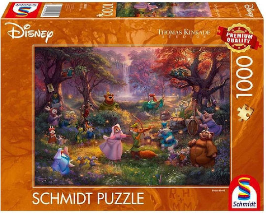 Puzzle 2D Disney Kinkade: Robin Hood 1000pcs