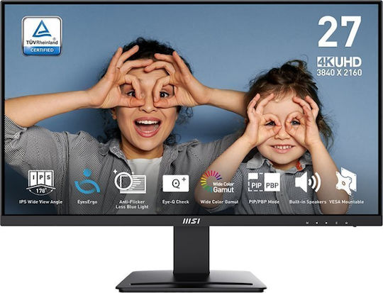 MSI Pro MP273UDE IPS Monitor 27" 4K 3840x2160