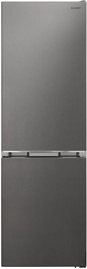 Sharp Ψυγειοκαταψύκτης 331lt Total NoFrost Υ186xΠ60xΒ65εκ. Inox SJ-NBA21DMXPE