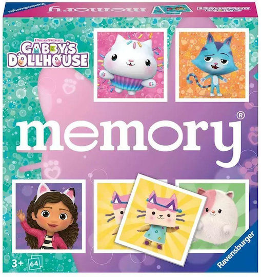 Επιτραπέζιο Παιχνίδι Memory Το Κουκλόσπιτο Της Γκάμπι για 1+ Παίκτες 3+ Ετών 22596 (EN) Ravensburger